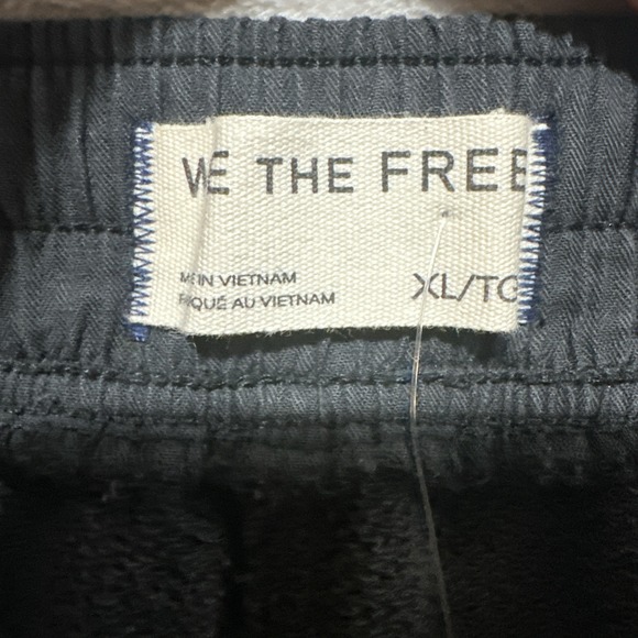 WE THE FREE Jet Set Women's XL Black Wide Leg Ankle Length Lounge Sweatpants NWT - Picture 5 of 15